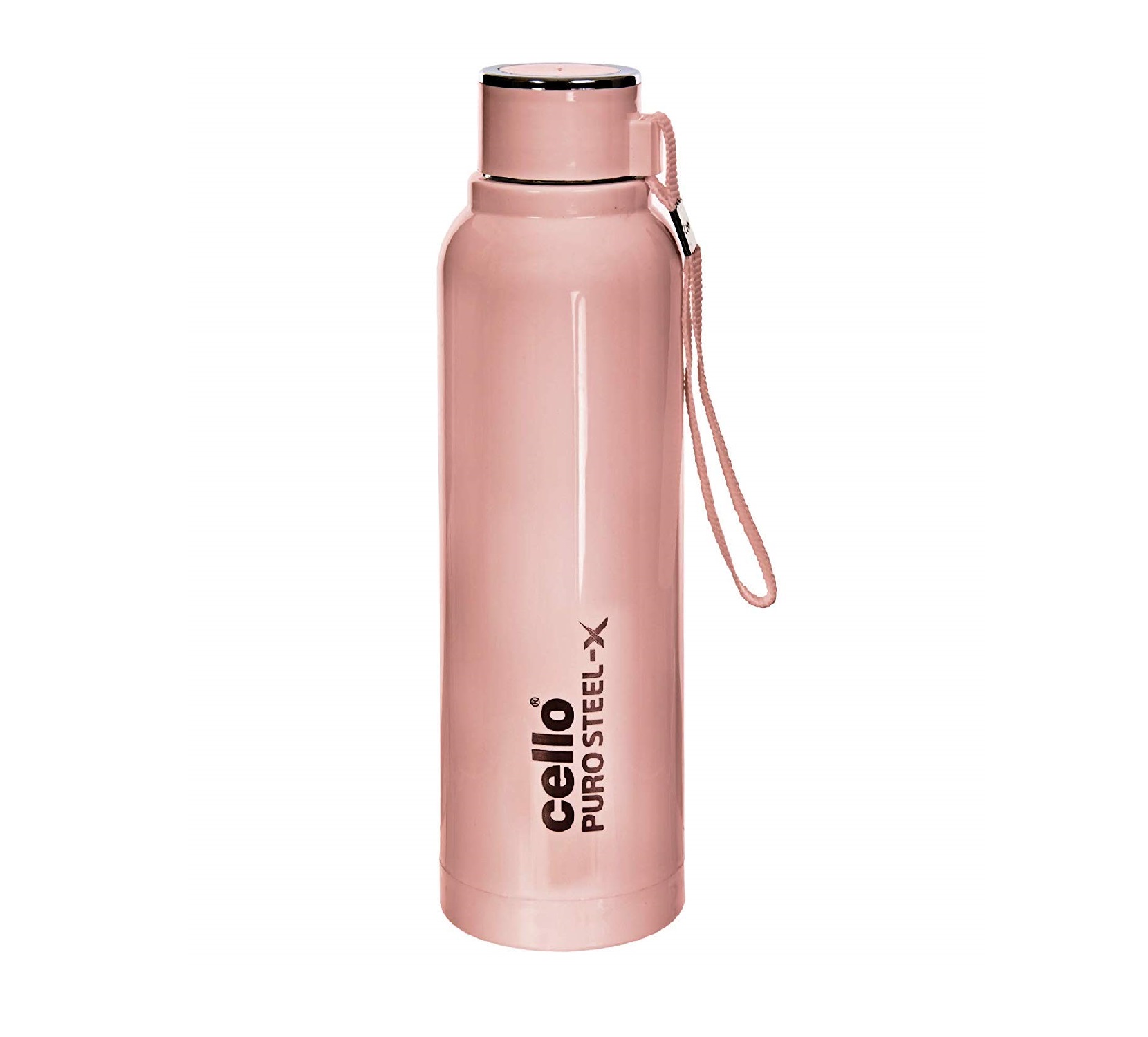 Cello Puro Steel-X Benz Water Bottle, 900 ml (Pink)