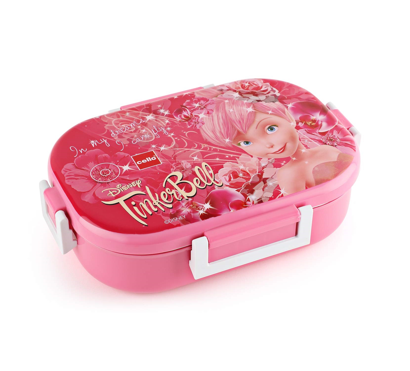 Cello Feast Deluxe Insulated Tinker Bell Kids Lunch Box