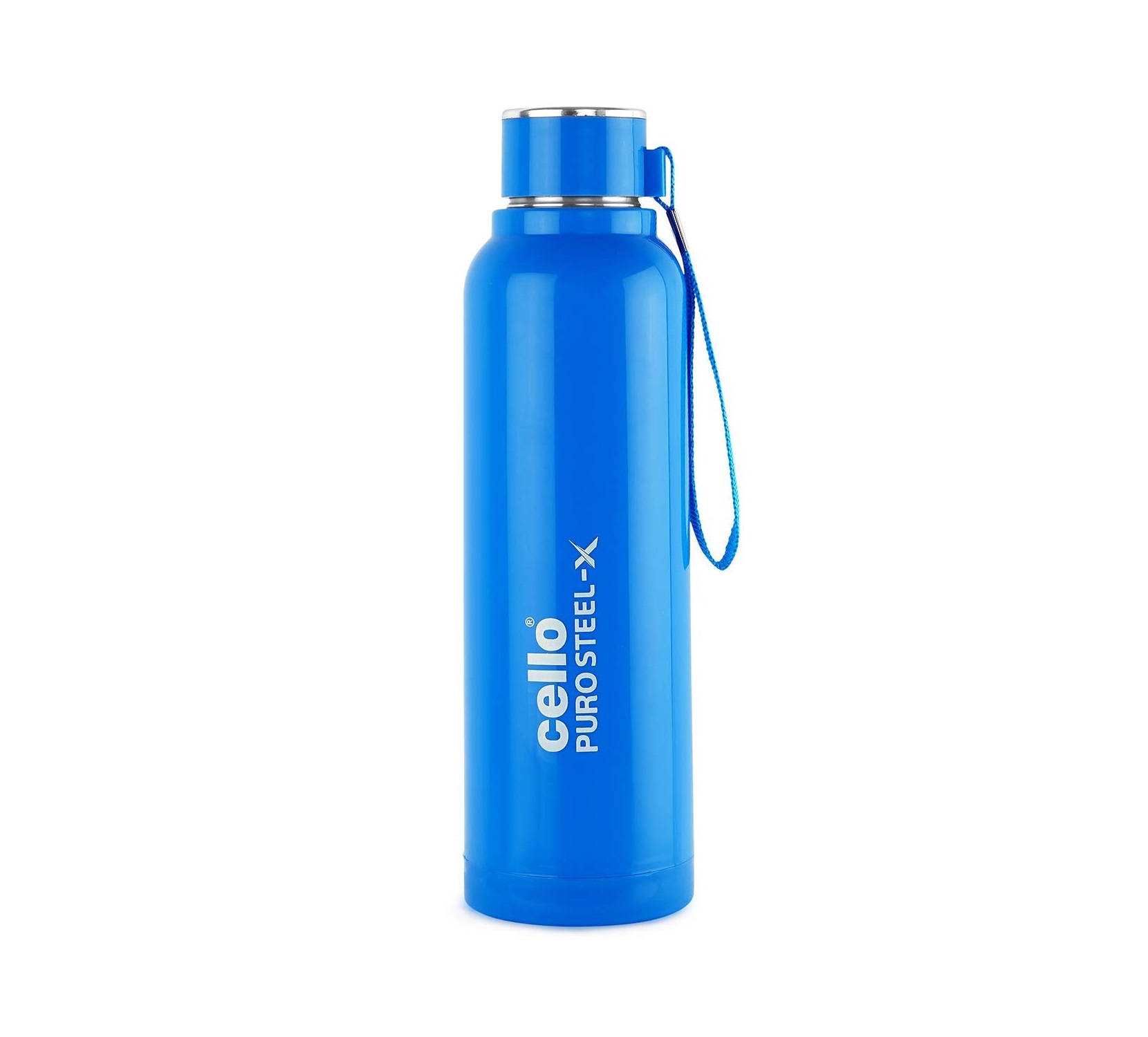 Cello Puro Steel-X Benz Water Bottle, 900 ml (Blue)