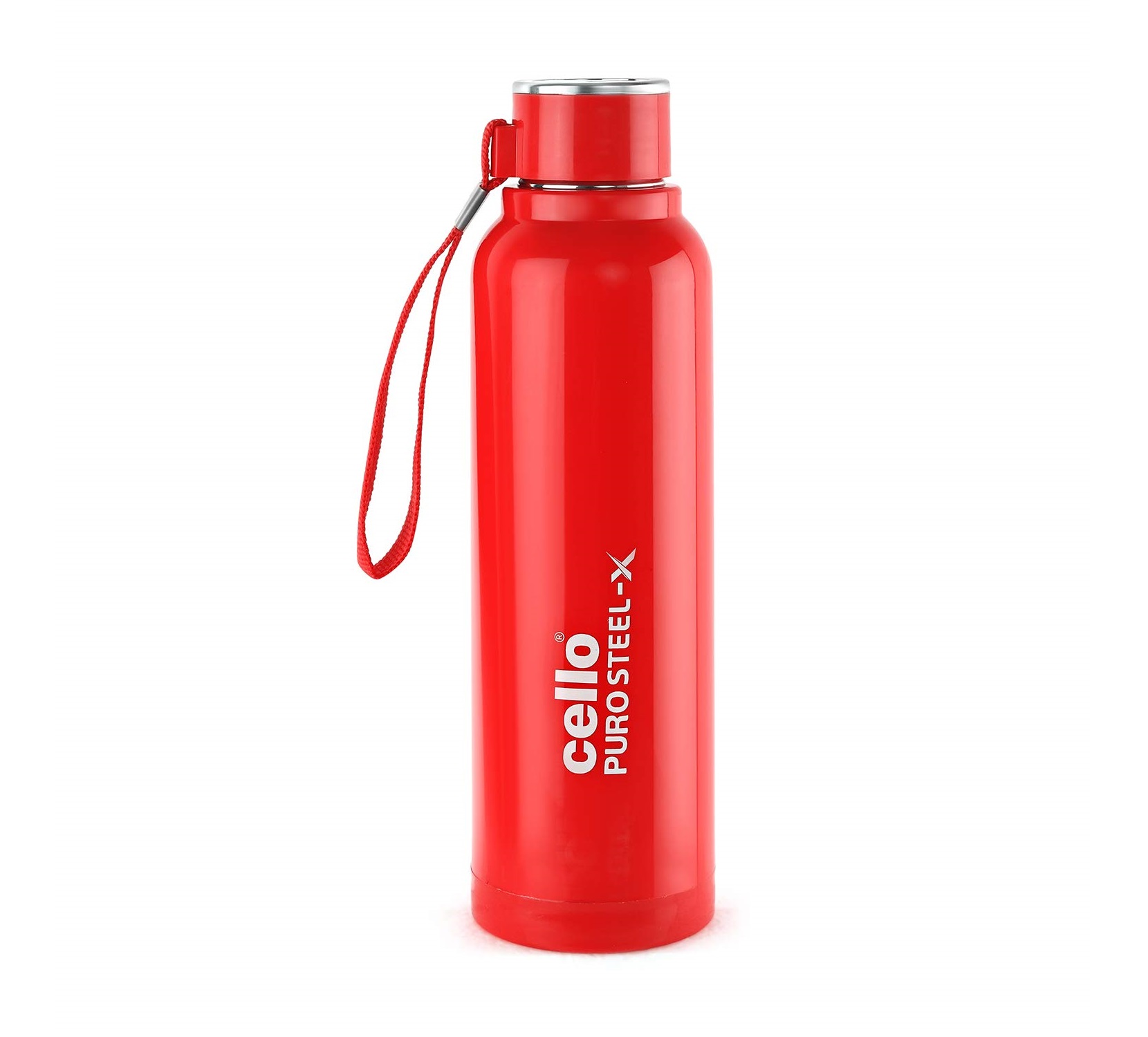 Cello Puro Steel-X Benz Water Bottle, 900 ml (Red)