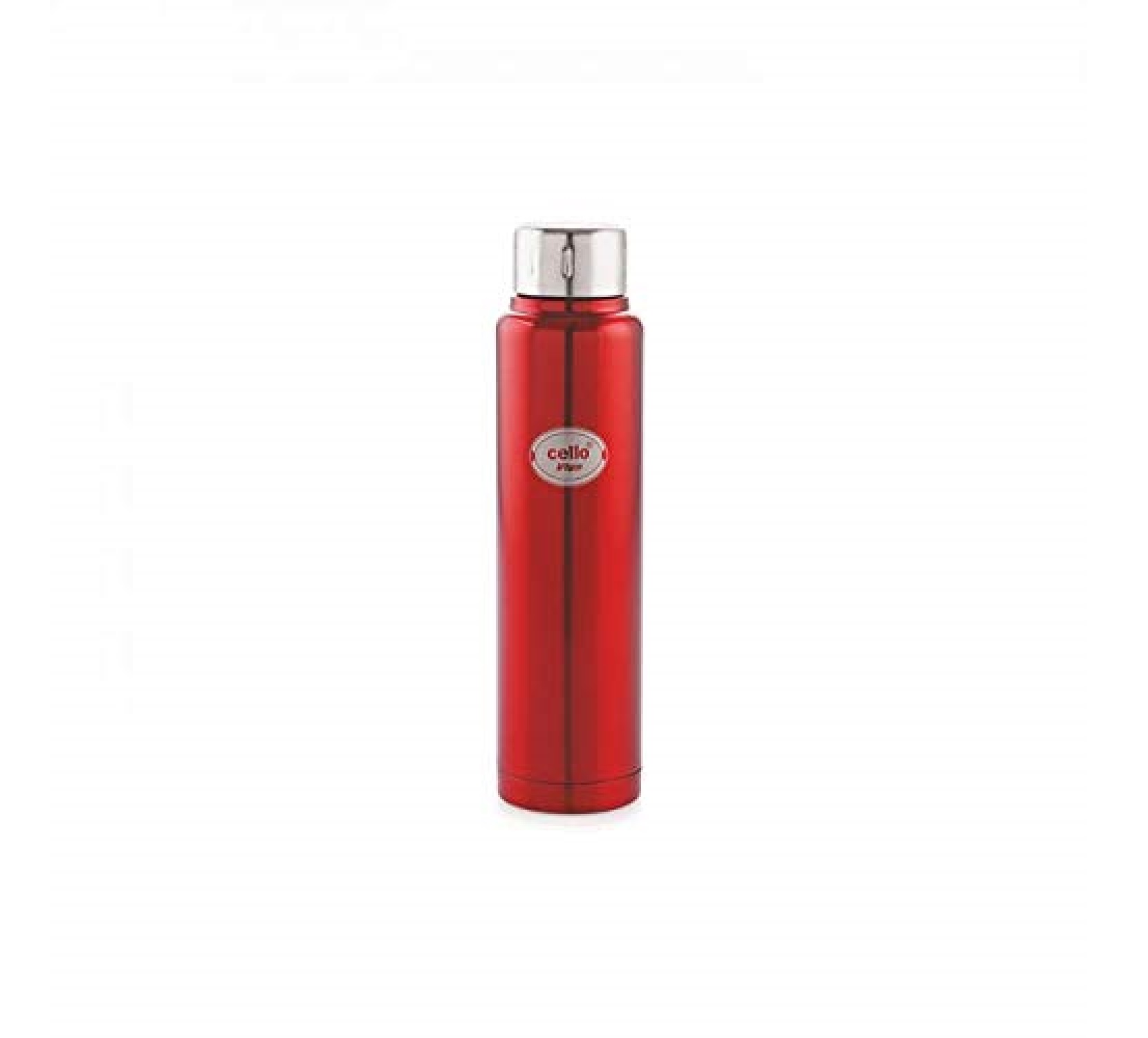 Cello Vigo Stainless Steel Double Walled Flask, (350 ml, Red)