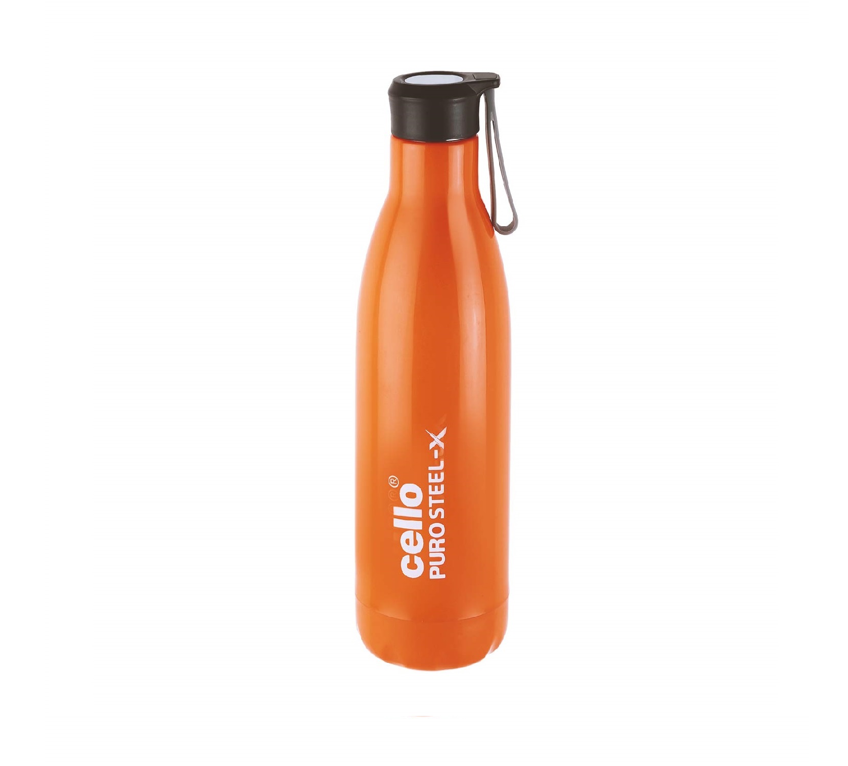 Cello Puro Steel-X Rover Stainless Steel Water Bottle, 900ml, Orange