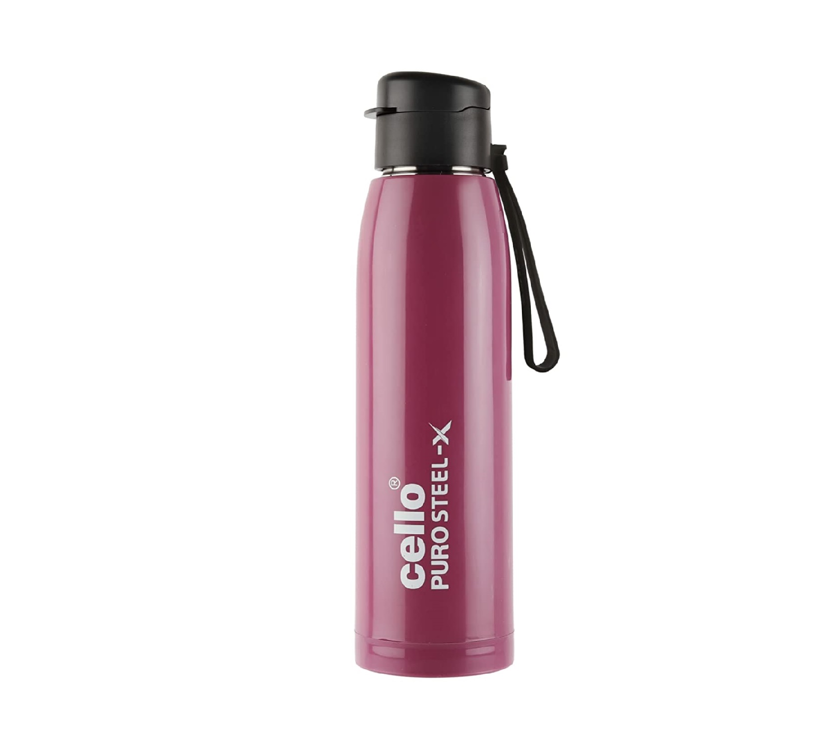 Cello Puro Steel-X Cooper Water Bottle, 900ml, Pink